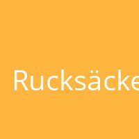 Rucksäcke