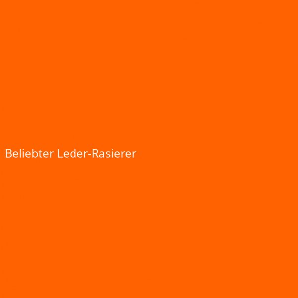 Beliebter Leder-Rasierer