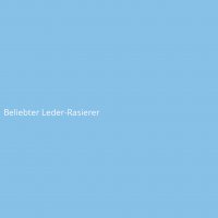 Beliebter Leder-Rasierer