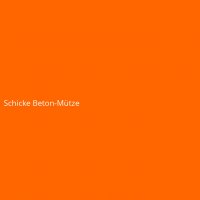 Schicke Beton-Mütze