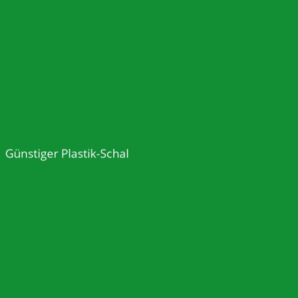Günstiger Plastik-Schal