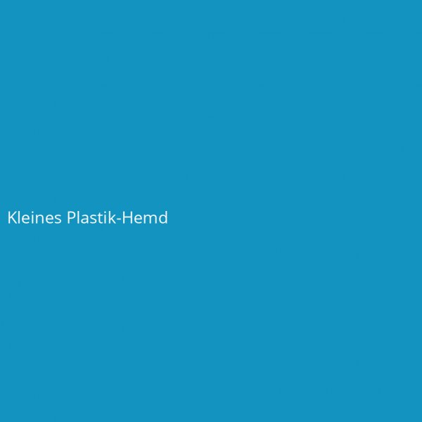 Kleines Plastik-Hemd
