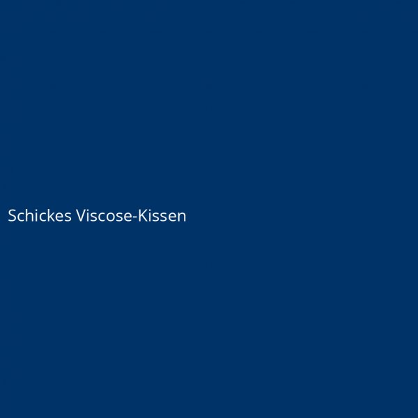Schickes Viscose-Kissen