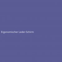 Ergonomischer Leder-Schirm