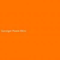 Günstiger Plastik-Bikini