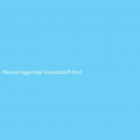 Hervorragender Kunststoff-Hut