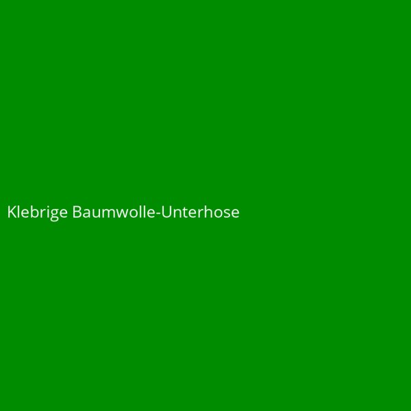 Klebrige Baumwolle-Unterhose