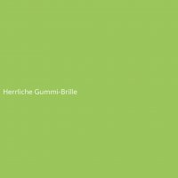 Herrliche Gummi-Brille
