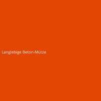 Langlebige Beton-Mütze
