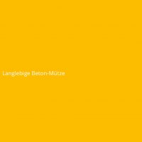 Langlebige Beton-Mütze